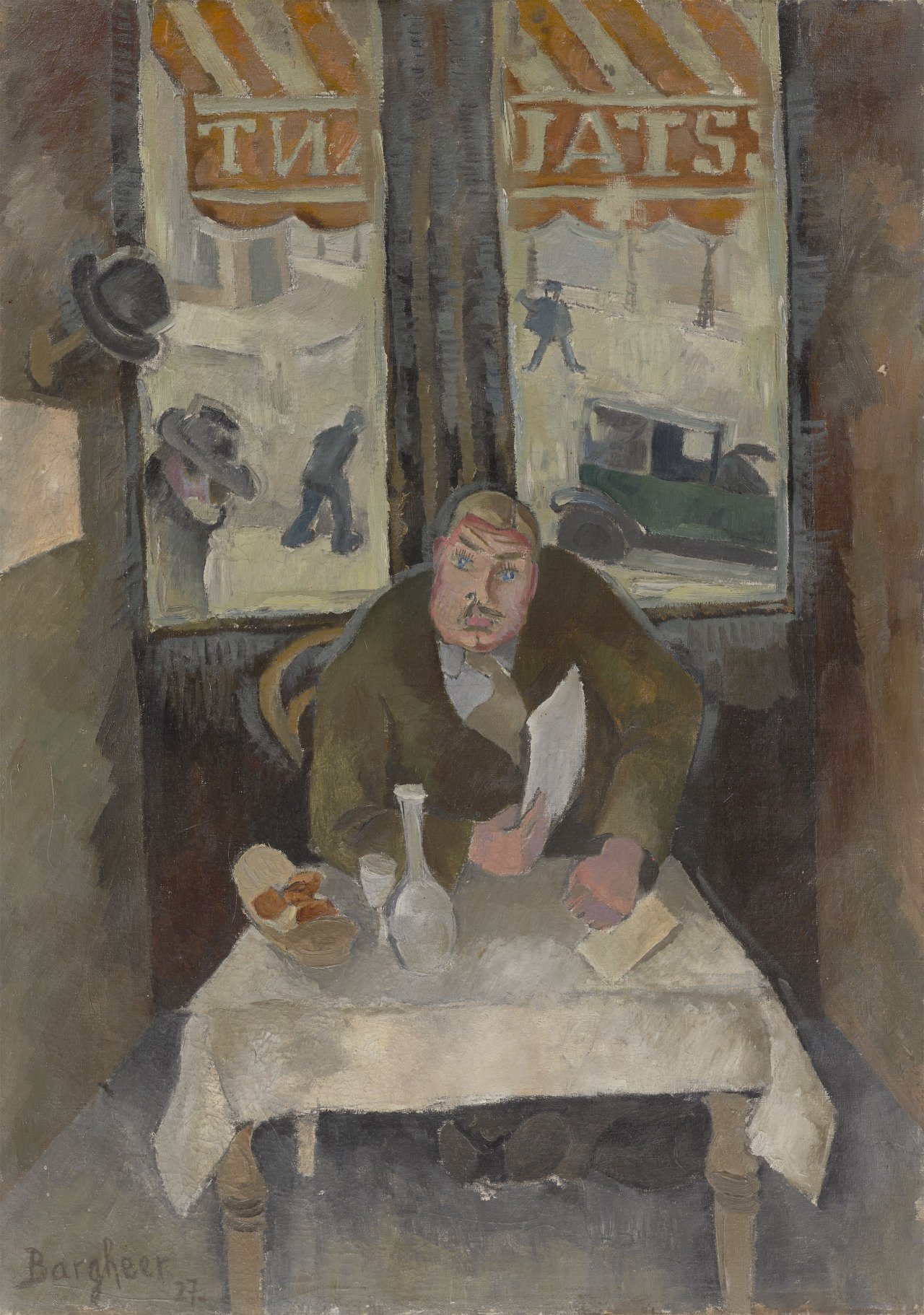 This picture shows the following artwork: Eduard Bargheer. ”Der Esser”. 1927.