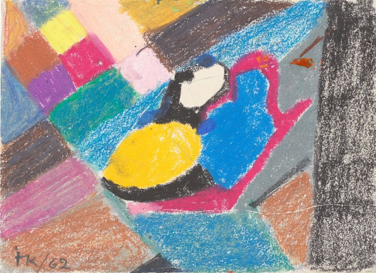 Auf diesem Bild ist das folgende Kunstwerk zu sehen: Ida Kerkovius. Ohne Titel. 1962.