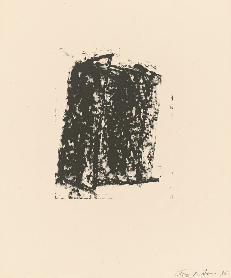 Auf diesem Bild ist das folgende Kunstwerk zu sehen: Richard Serra. „Sketch # 5“. 1980.