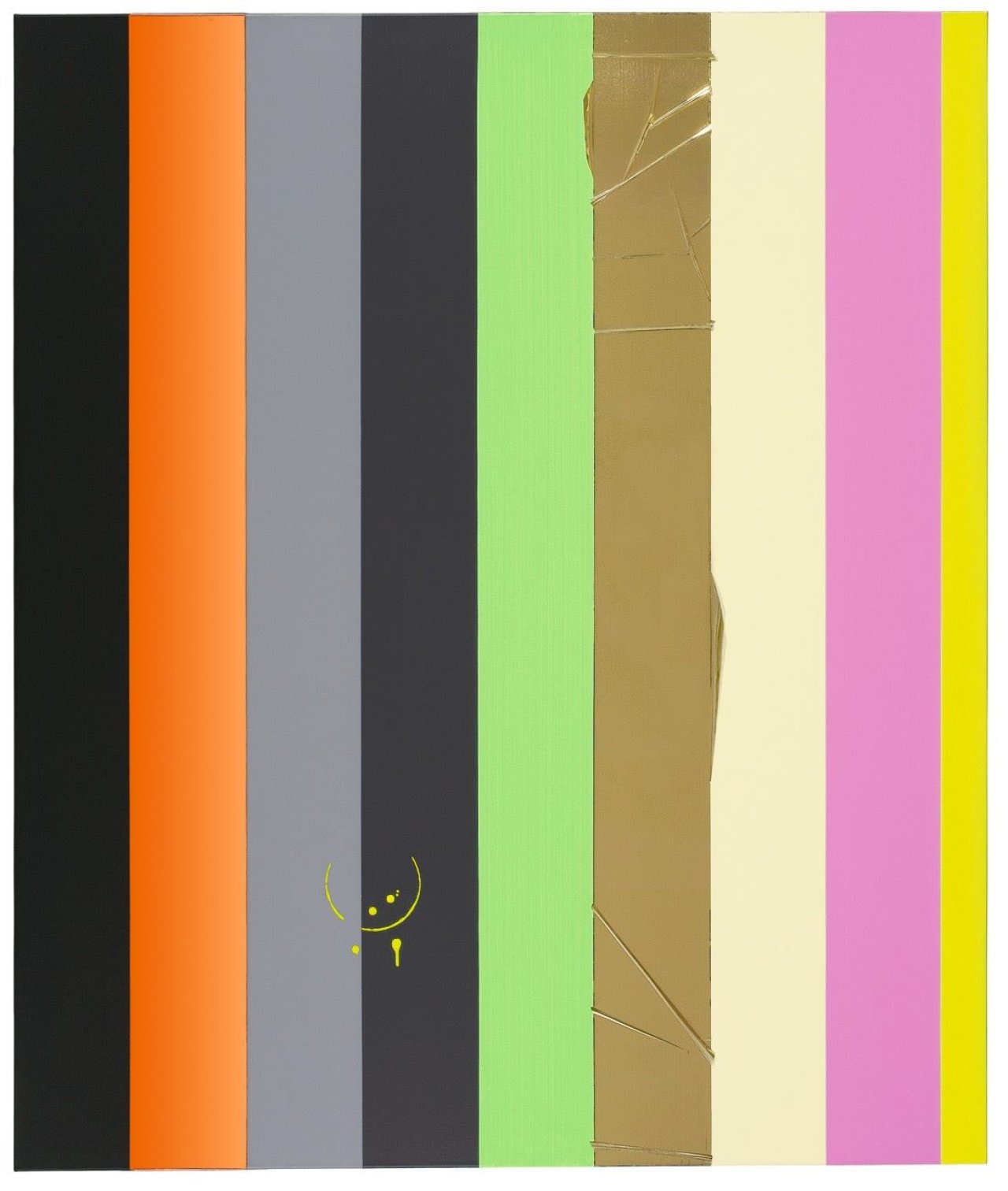 Auf diesem Bild ist das folgende Kunstwerk zu sehen: Anselm Reyle. Ohne Titel. 2006.