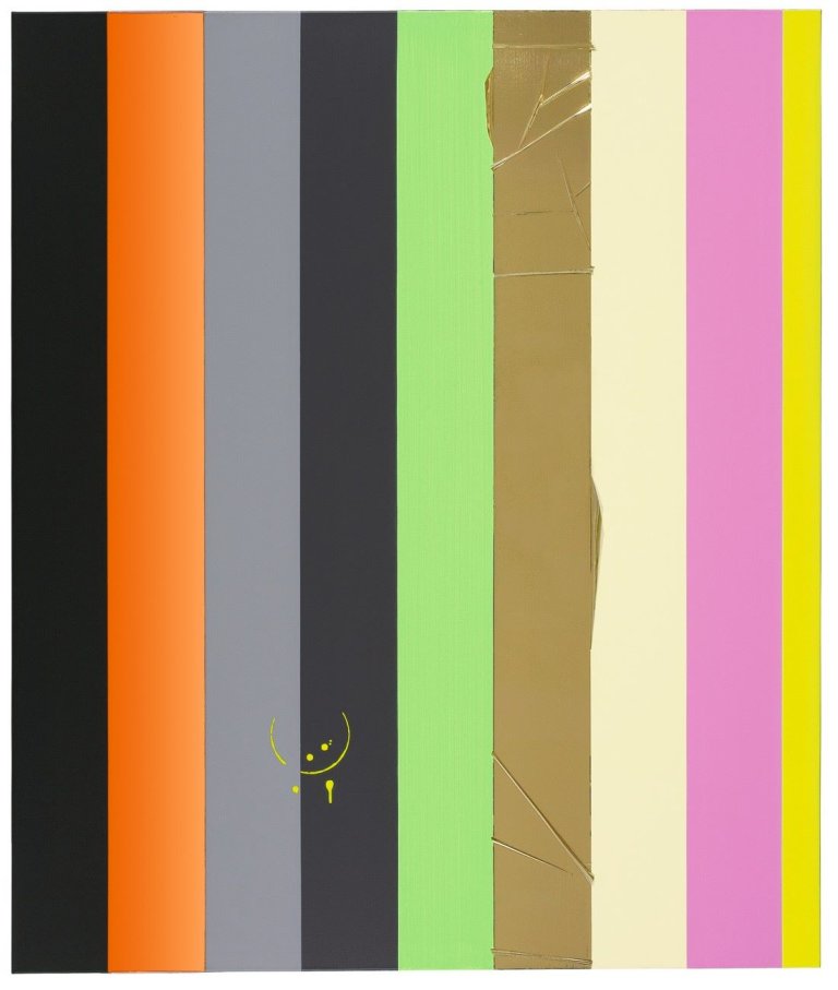 Auf diesem Bild ist das folgende Kunstwerk zu sehen: Anselm Reyle. Ohne Titel. 2006.