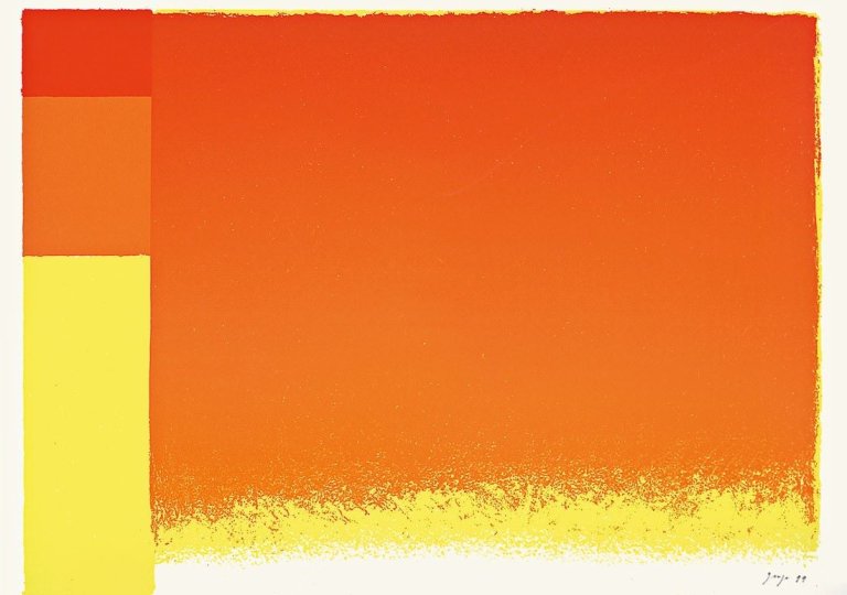 Auf diesem Bild ist das folgende Kunstwerk zu sehen:  Mappenwerk. „Mappe 2000 – Eugen Gomringer zum 75. Geburtstag“. 2000.