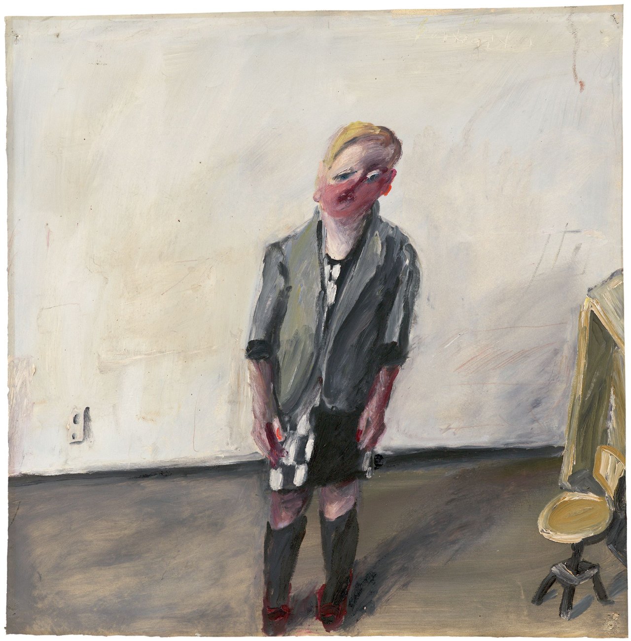 This picture shows the following artwork: Klaus Fußmann. „Portrait Hella K.“. 1982.