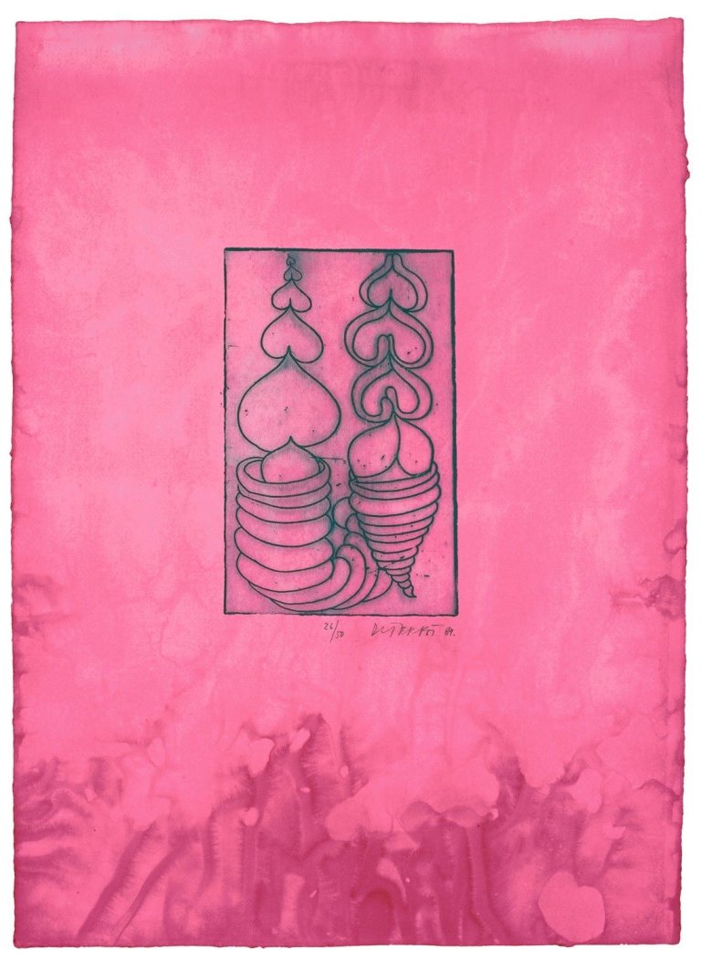 Auf diesem Bild ist das folgende Kunstwerk zu sehen: Dieter Roth. „Unterhaltungsmusik I“. 1966.