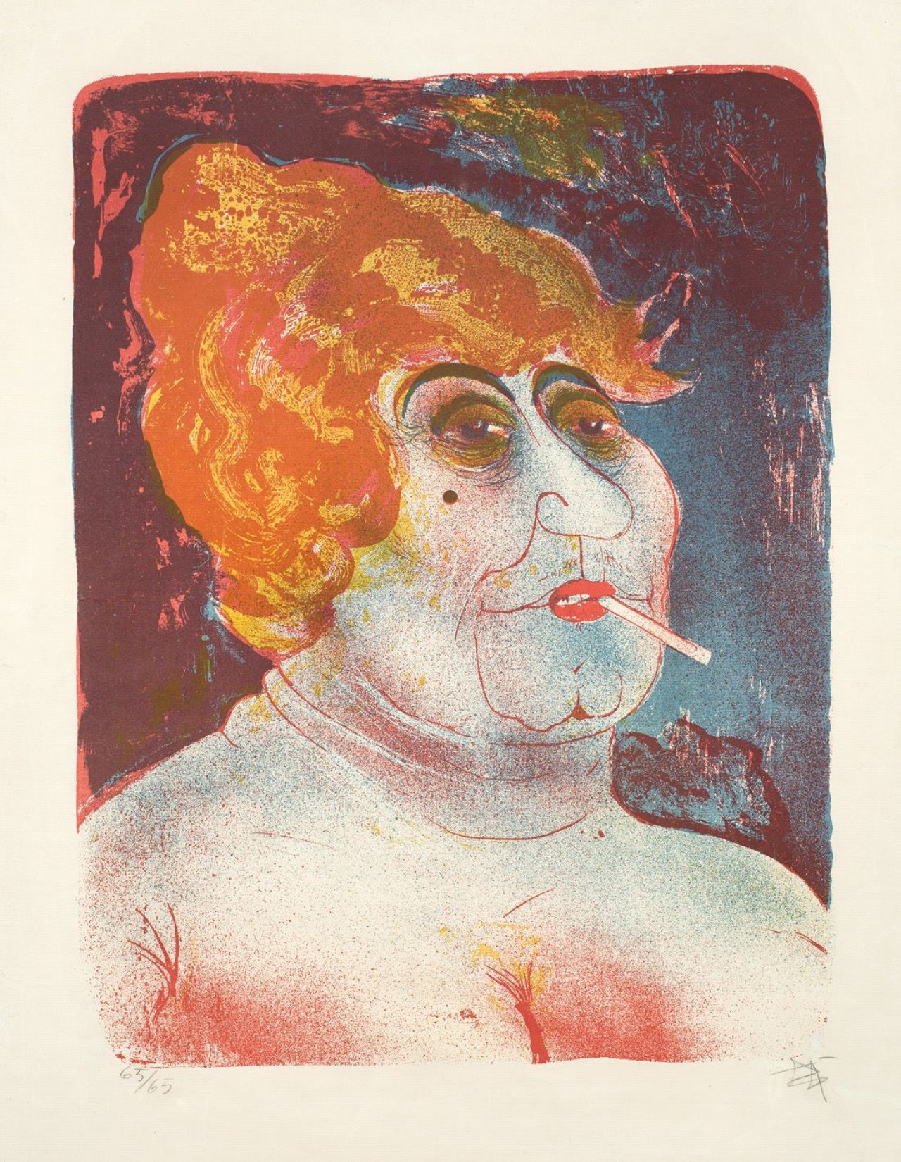 Auf diesem Bild ist das folgende Kunstwerk zu sehen: Otto Dix. „Die Kupplerin“. 1923.