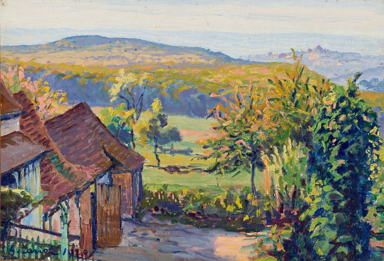 Auf diesem Bild ist das folgende Kunstwerk zu sehen: Gustave Cariot. „Georgenborn“. 1920.
