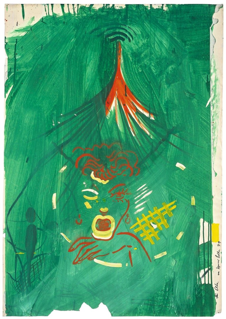 Auf diesem Bild ist das folgende Kunstwerk zu sehen: Sigmar Polke. Ohne Titel. 1979.