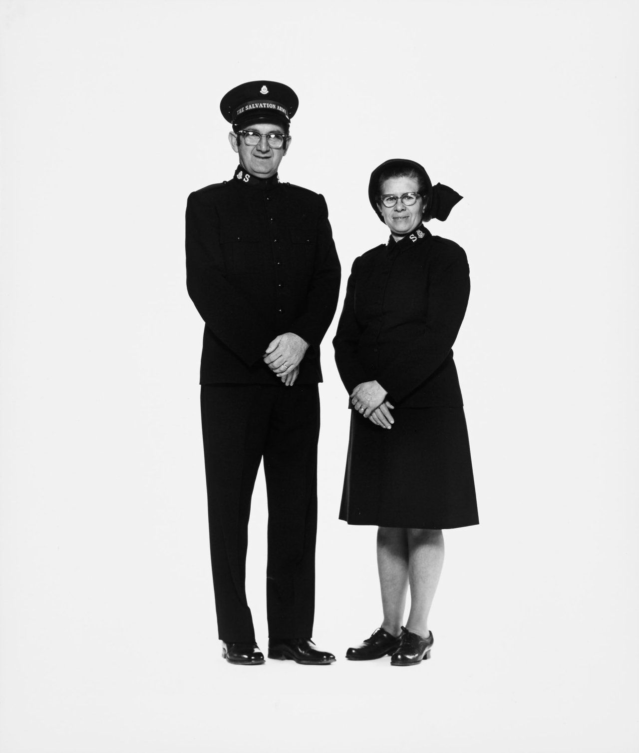 This picture shows the following artwork: Elliott Erwitt. Salvation Army Couple; Boy Scout and Scout Master; Hippie Couple, from the series „Corning, New York“. 1976.