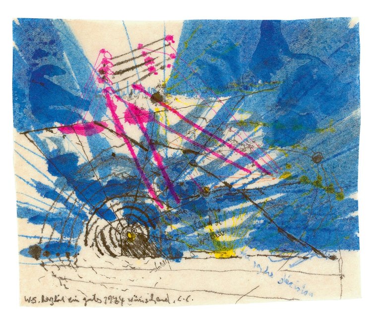 Auf diesem Bild ist das folgende Kunstwerk zu sehen: Carlfriedrich Claus. „Ohne Titel“. 1973.