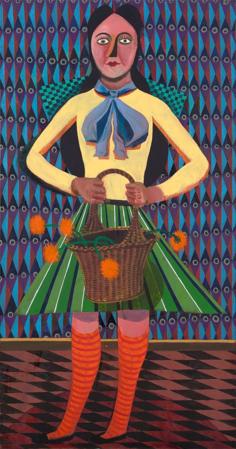 Auf diesem Bild ist das folgende Kunstwerk zu sehen: Christoph Ruckhäberle. Flower Girl II. 2007.