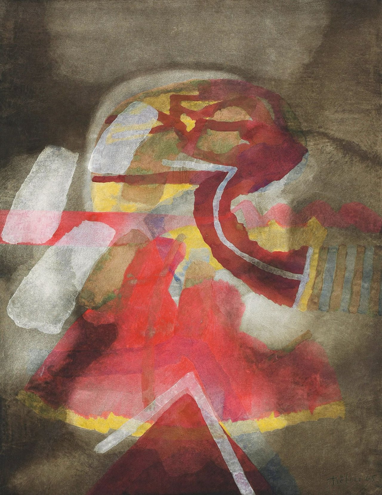 Auf diesem Bild ist das folgende Kunstwerk zu sehen: Heinz Trökes. „Große Geste“. 1965.