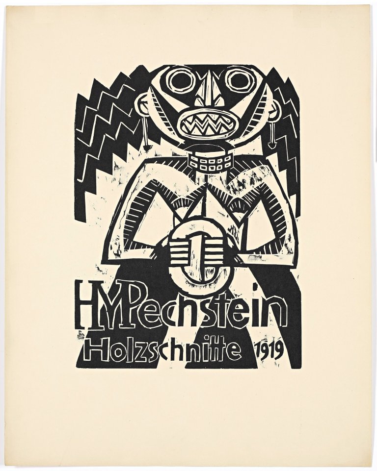 Auf diesem Bild ist das folgende Kunstwerk zu sehen: Max Pechstein. „Prinzessin“. 1919.