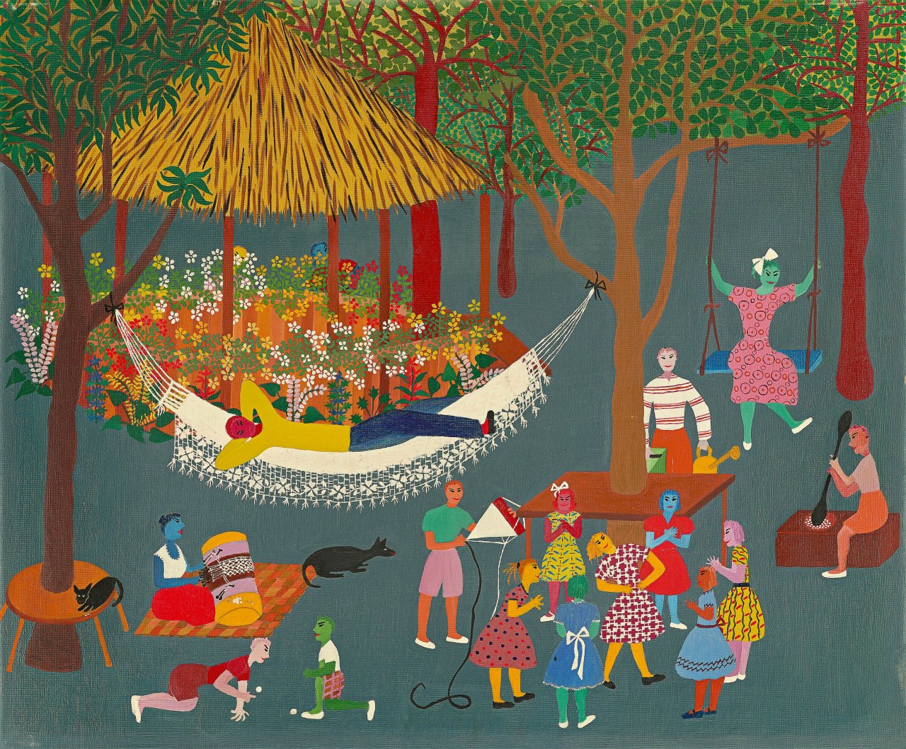 Auf diesem Bild ist das folgende Kunstwerk zu sehen: Elisa Martins da Silveira. Bucólica.