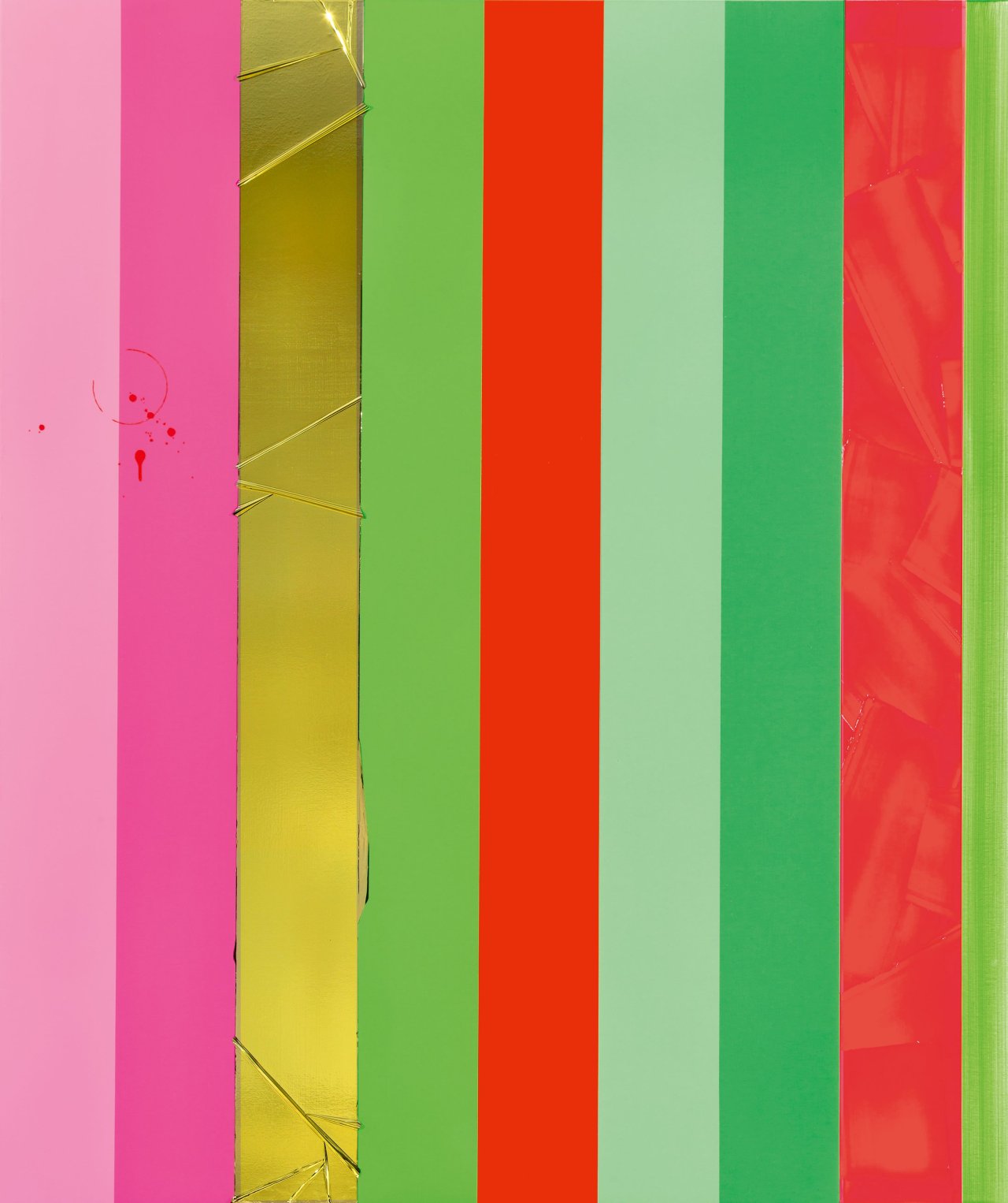 Auf diesem Bild ist das folgende Kunstwerk zu sehen: Anselm Reyle. Ohne Titel. 2006.