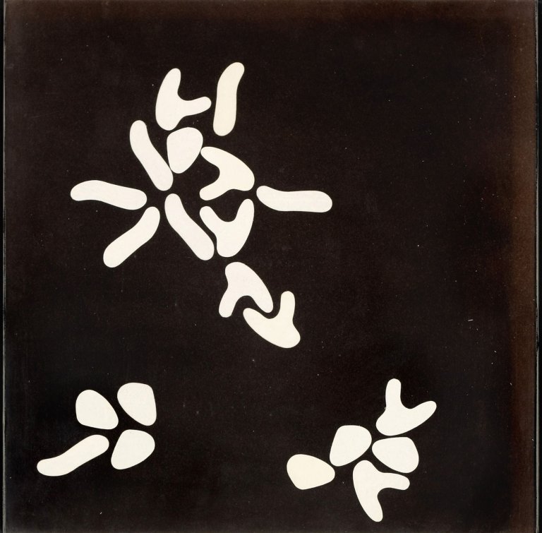 Auf diesem Bild ist das folgende Kunstwerk zu sehen: Hans (Jean) Arp. „Variables Bild (3x7=21 Formen)“. 1964.