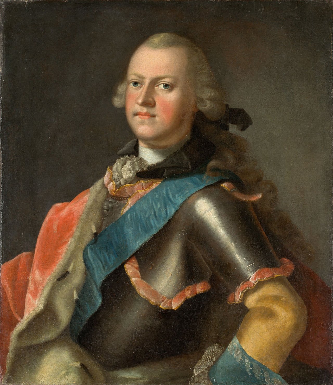 Auf diesem Bild ist das folgende Kunstwerk zu sehen: Johann Valentin Tischbein. Herzog Ernst Friedrich III. Carl von Sachsen-Hildburghausen (1727–1780). Um 1750.