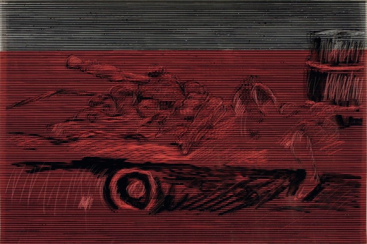 This picture shows the following artwork: Dirk Skreber. Ohne Titel. 2000.