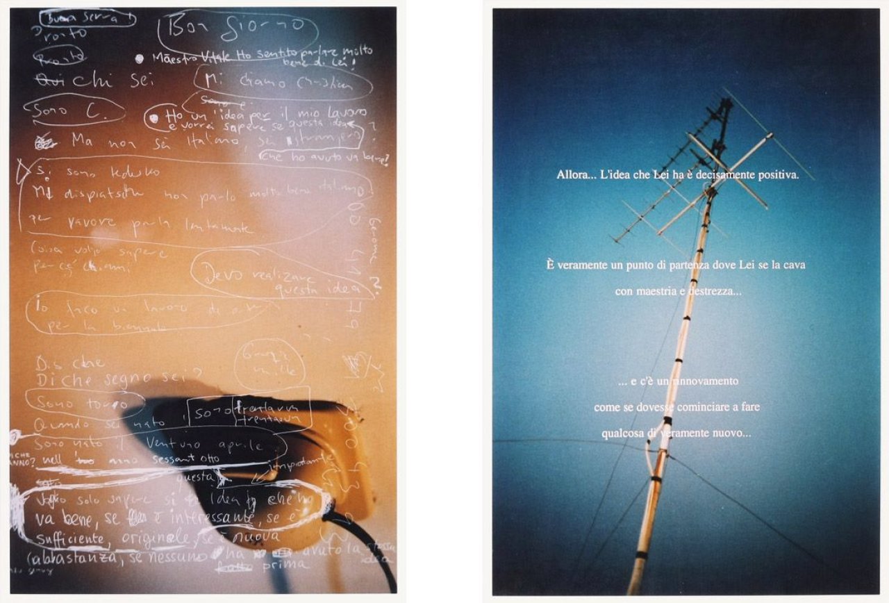 Auf diesem Bild ist das folgende Kunstwerk zu sehen: Christian Jankowski. „Telemistica“. 1999.