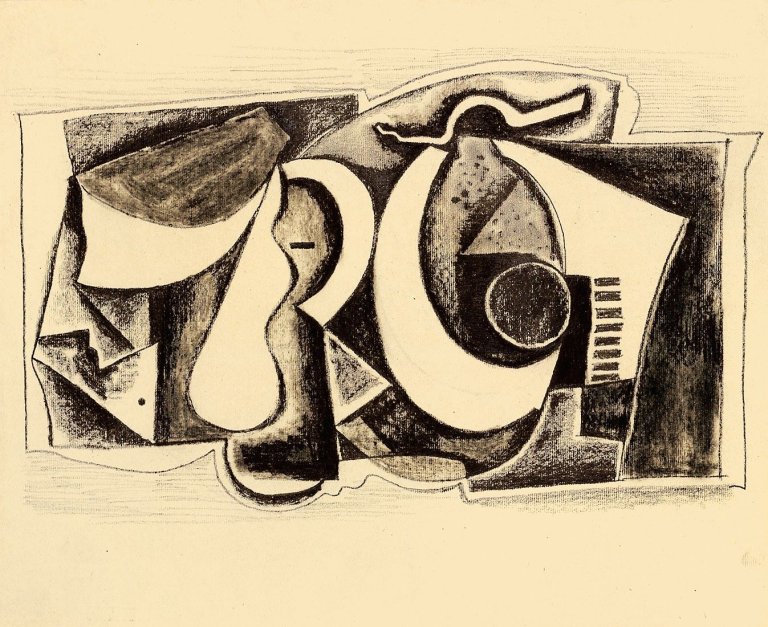 Auf diesem Bild ist das folgende Kunstwerk zu sehen: Heinrich Wildemann. Ohne Titel. Um 1948.