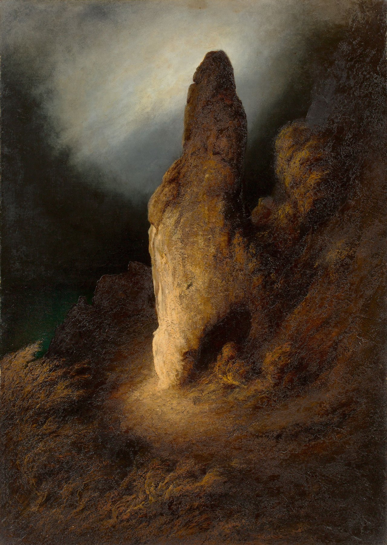 Auf diesem Bild ist das folgende Kunstwerk zu sehen: Karl Wilhelm Diefenbach. Der Pizzolungo auf Capri.