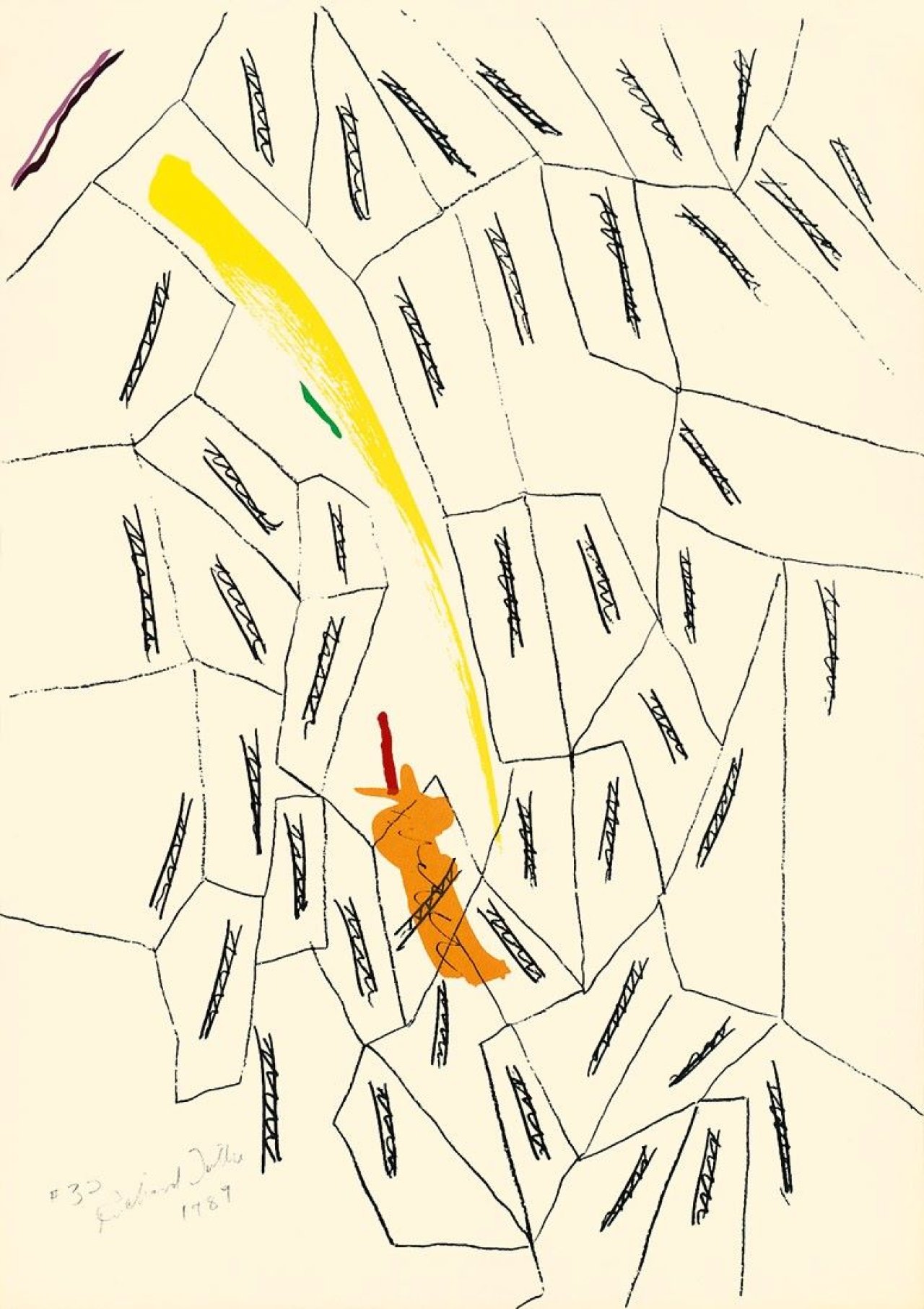This picture shows the following artwork: Richard Tuttle. „40 Tage“. 1989.