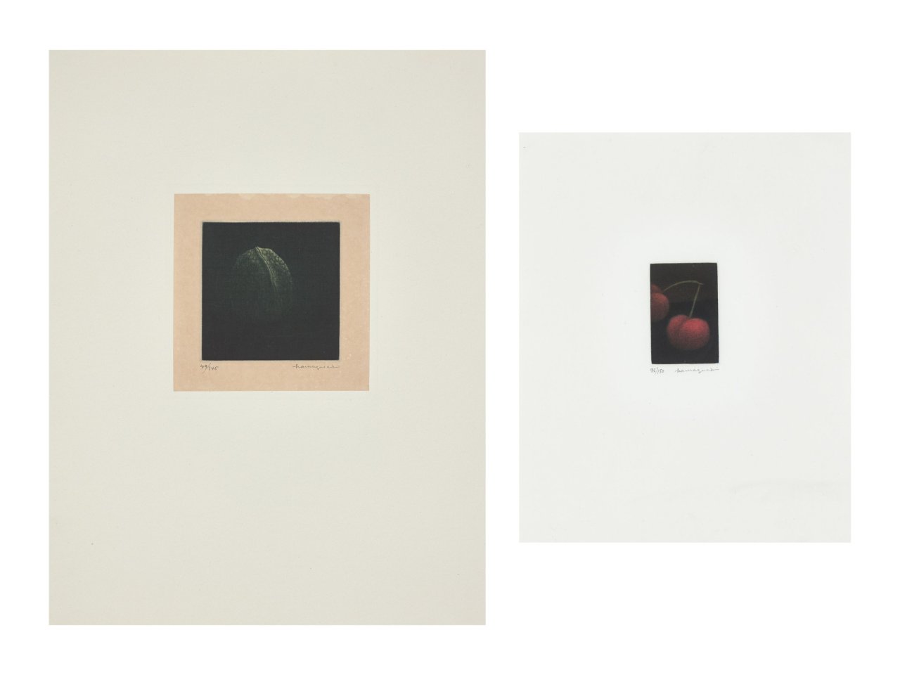 Auf diesem Bild ist das folgende Kunstwerk zu sehen: Yōzō Hamaguchi. Amber Walnut / One and One Half. 1982-89 / 1993.