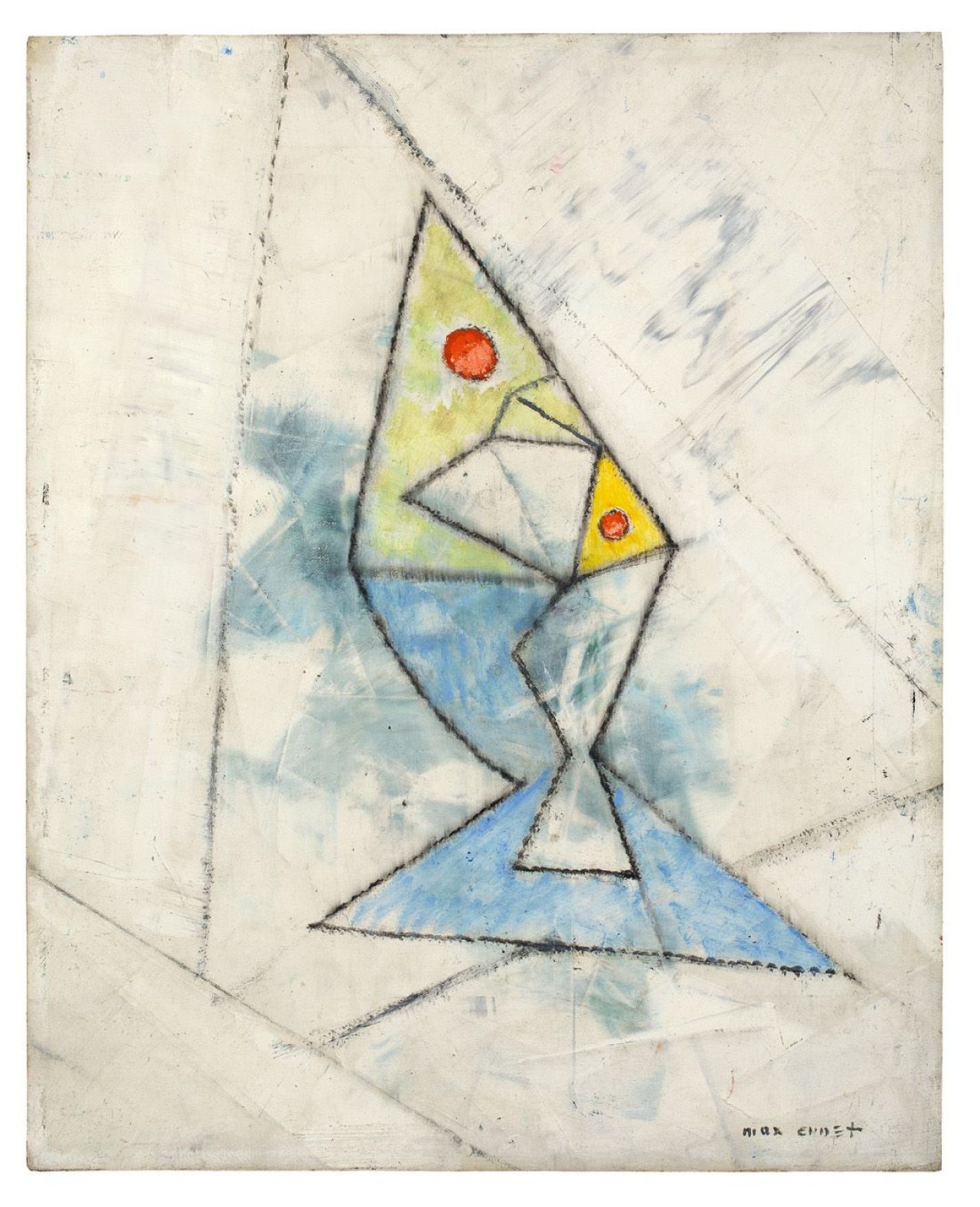 This picture shows the following artwork: Max Ernst. „Où naissent les nuages?“. 1960.