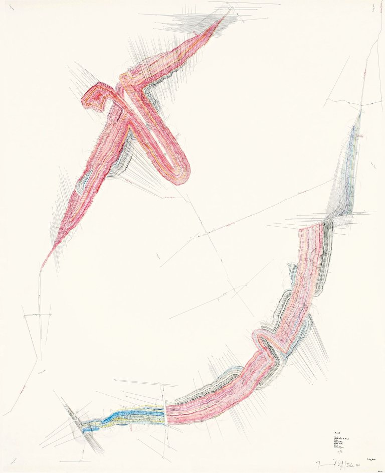 Auf diesem Bild ist das folgende Kunstwerk zu sehen: Jorinde Voigt. „Nexus IV“. 2011.