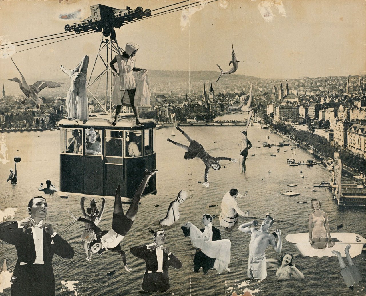 Auf diesem Bild ist das folgende Kunstwerk zu sehen: Herbert Behrens-Hangeler. Am Zürichsee. 1961.