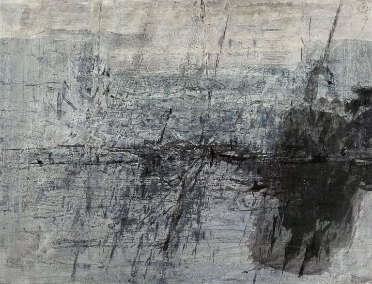 Auf diesem Bild ist das folgende Kunstwerk zu sehen: Karl Fred Dahmen. Ohne Titel. 1958.