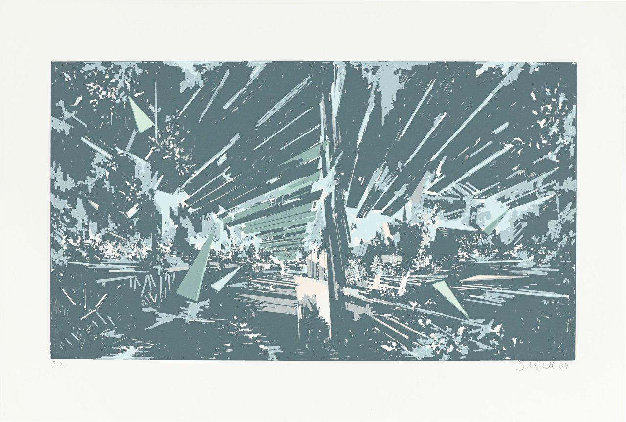 Auf diesem Bild ist das folgende Kunstwerk zu sehen: David Schnell. Ohne Titel. 2009.