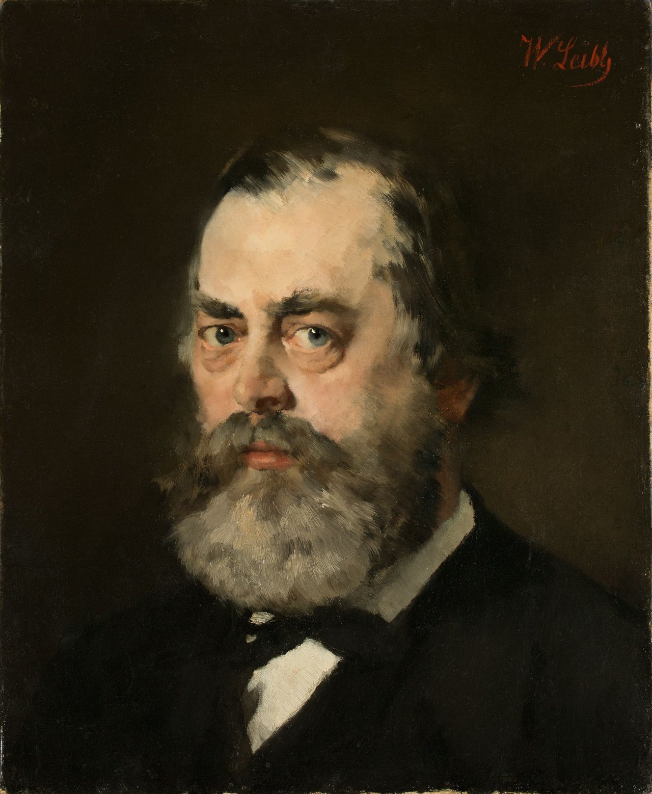 This picture shows the following artwork: Wilhelm Leibl. Portrait of Appellationsrat Stenglein. 1871.