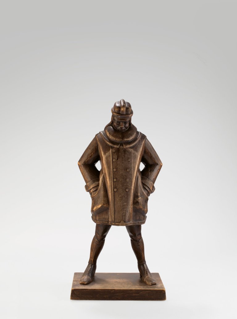 Auf diesem Bild ist das folgende Kunstwerk zu sehen: Rudolf Belling. „Fliegerstatuette“. 1916.