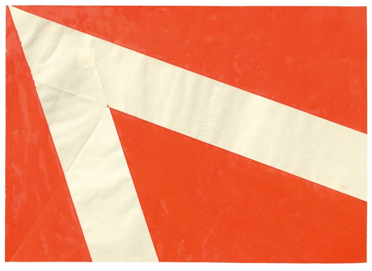Auf diesem Bild ist das folgende Kunstwerk zu sehen: Hermann Glöckner. Faltung. 1974-77.