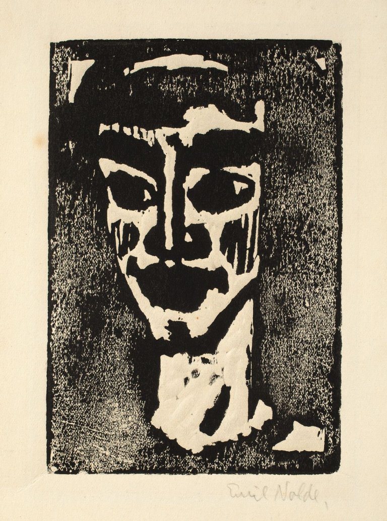 This picture shows the following artwork: Emil Nolde. „Ägypterin II“. 1910.