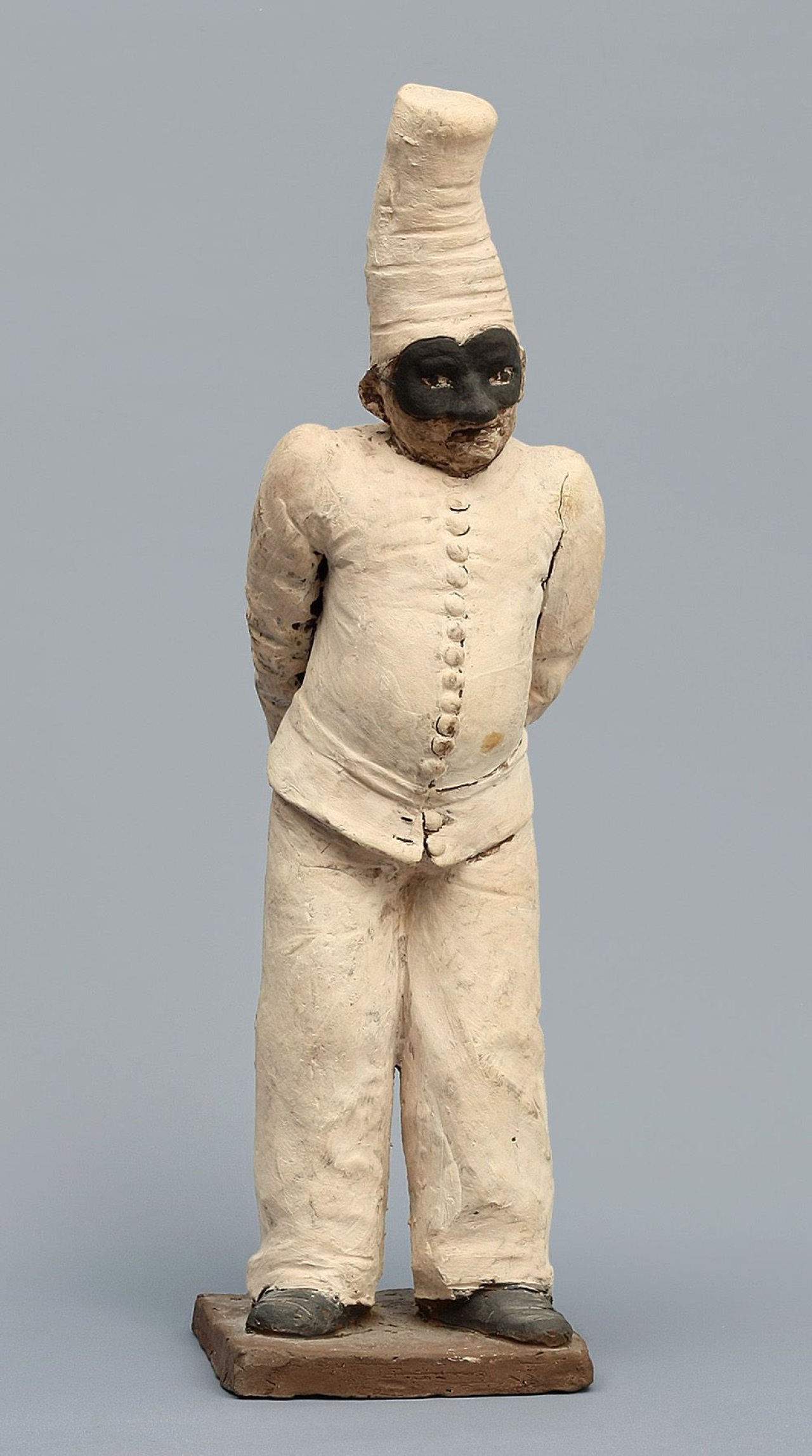 Auf diesem Bild ist das folgende Kunstwerk zu sehen: Robert Metzkes. Pulcinella. 1998.