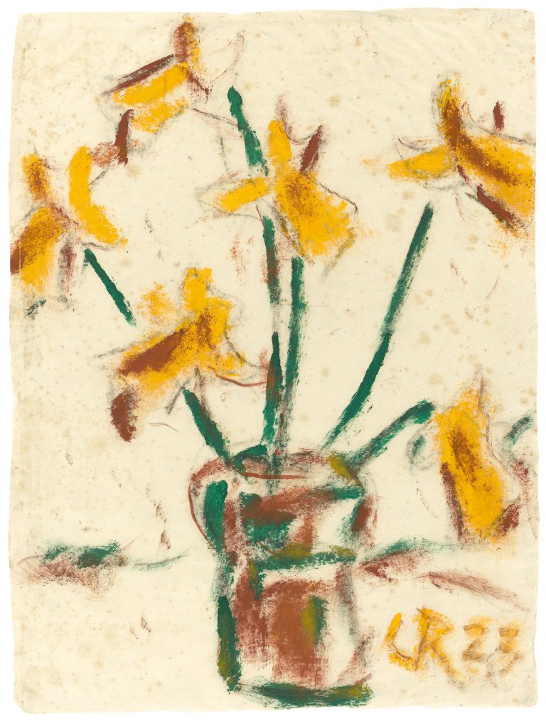 Auf diesem Bild ist das folgende Kunstwerk zu sehen: Christian Rohlfs. „Narzissen“. 1923.