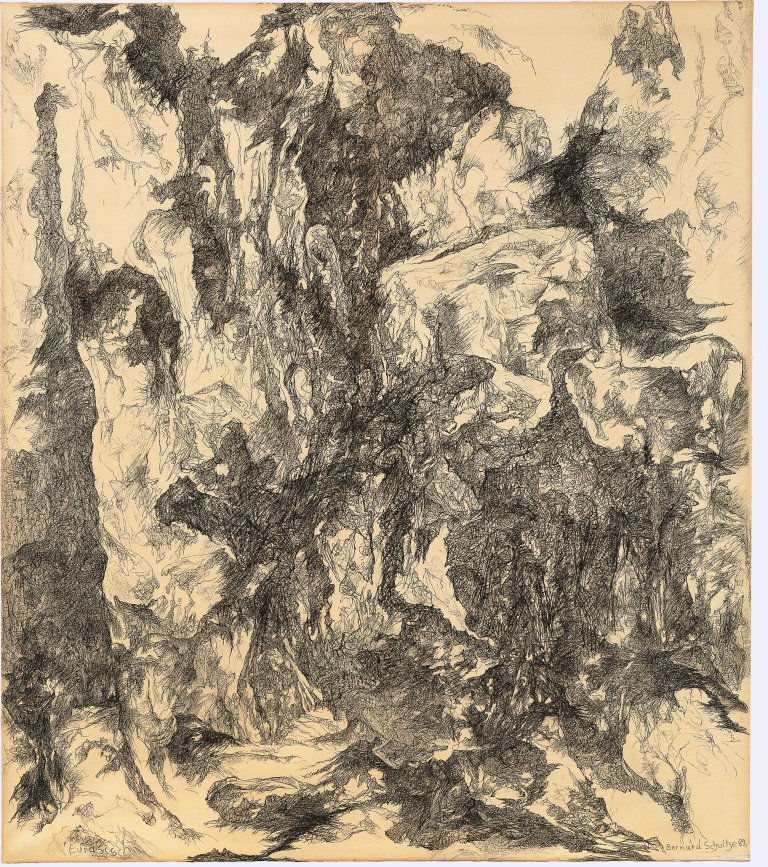 Auf diesem Bild ist das folgende Kunstwerk zu sehen: Bernard Schultze. „Eurasisch“. 1982.
