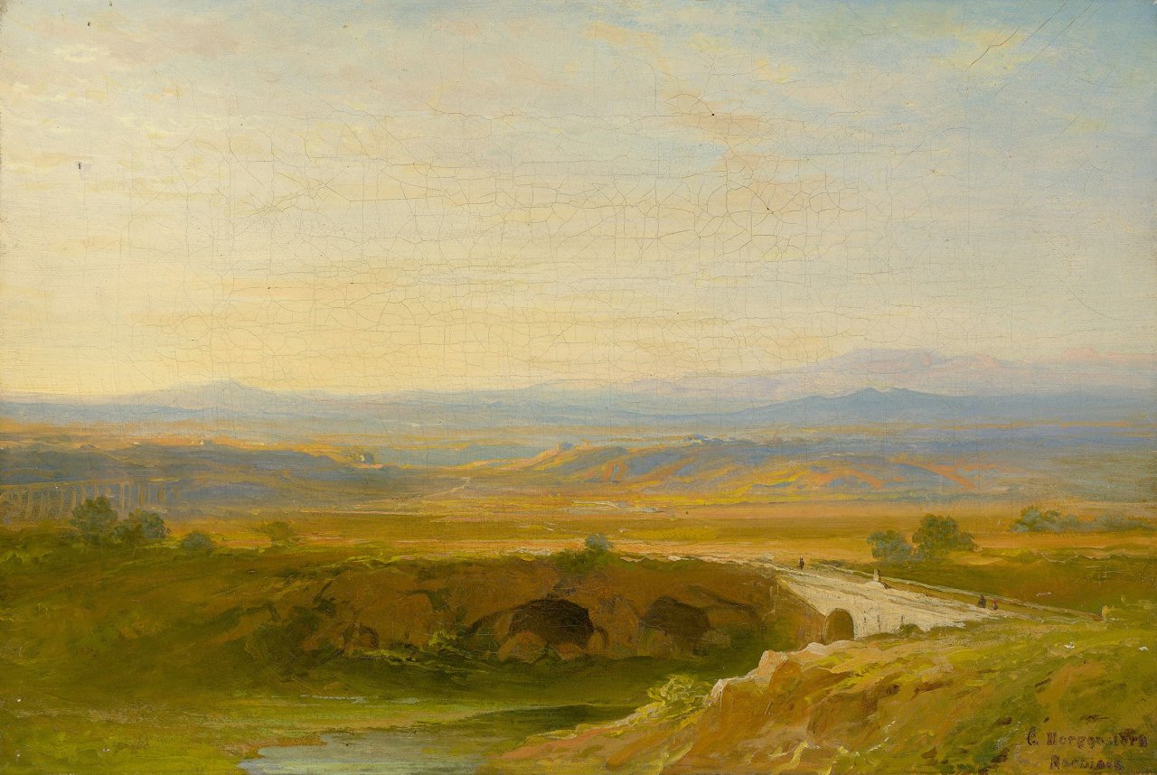 Catalog image of Blick über die italienische Ebene im Spätsommer.