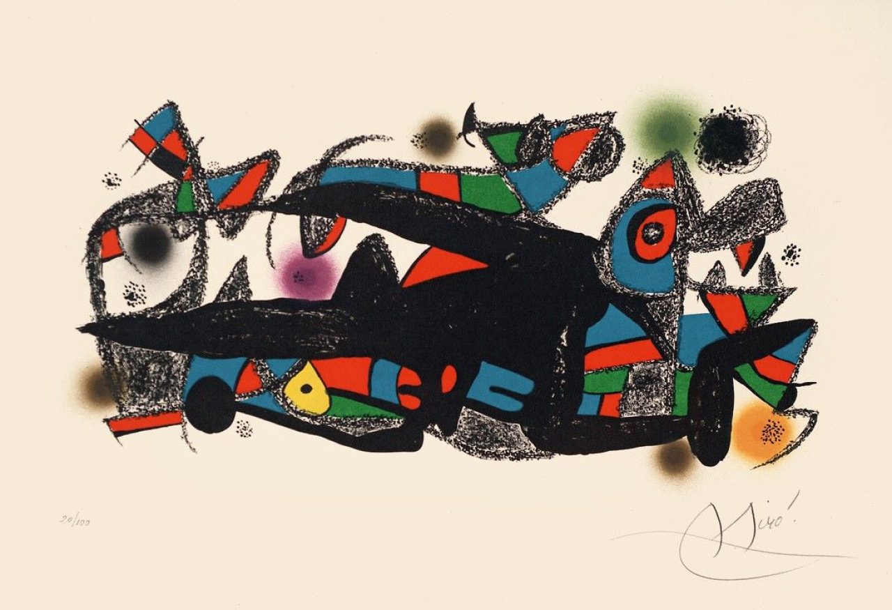 Auf diesem Bild ist das folgende Kunstwerk zu sehen: Joan Miró. „Fotoscop”. 1974.