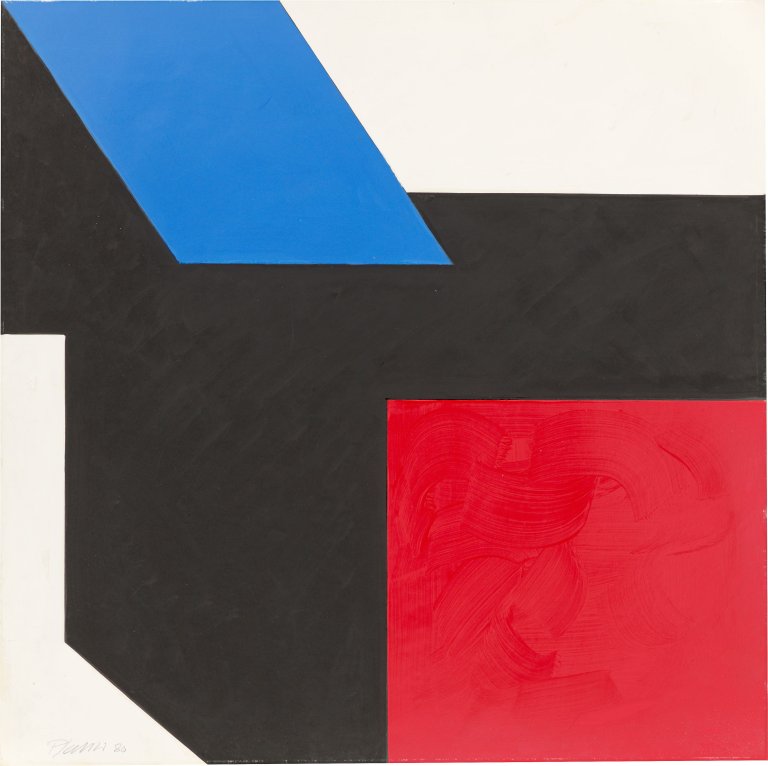 Auf diesem Bild ist das folgende Kunstwerk zu sehen: Georg Karl Pfahler. Ohne Titel. 1980.