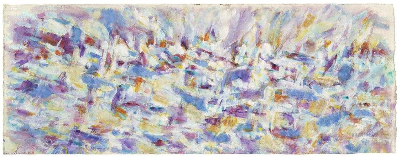 Auf diesem Bild ist das folgende Kunstwerk zu sehen: Jean Bazaine. „Marée haute à midi“. 1967.