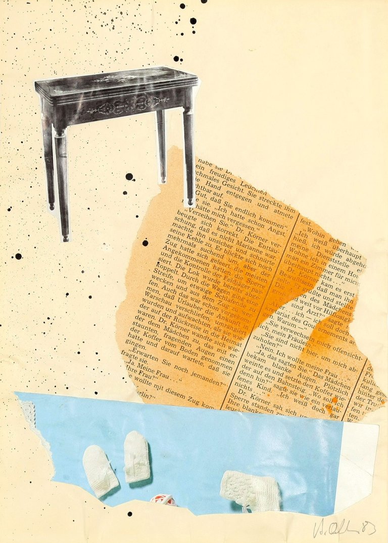 Auf diesem Bild ist das folgende Kunstwerk zu sehen: Albert Oehlen. Ohne Titel. 1983.