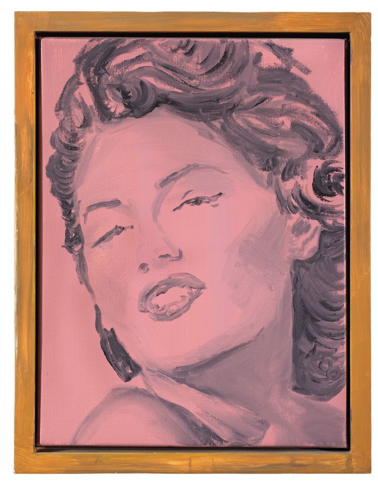 Auf diesem Bild ist das folgende Kunstwerk zu sehen: Anton Henning. „Pin up No. 28“. 2000.
