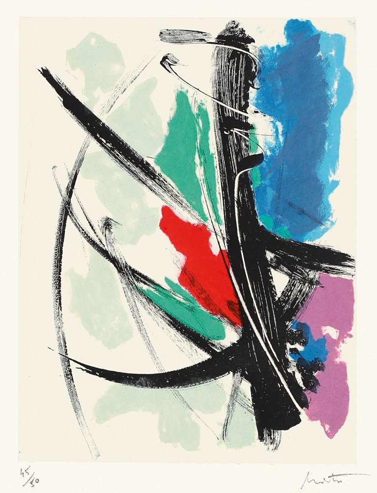 Auf diesem Bild ist das folgende Kunstwerk zu sehen: Jean Miotte. „Victoire“.