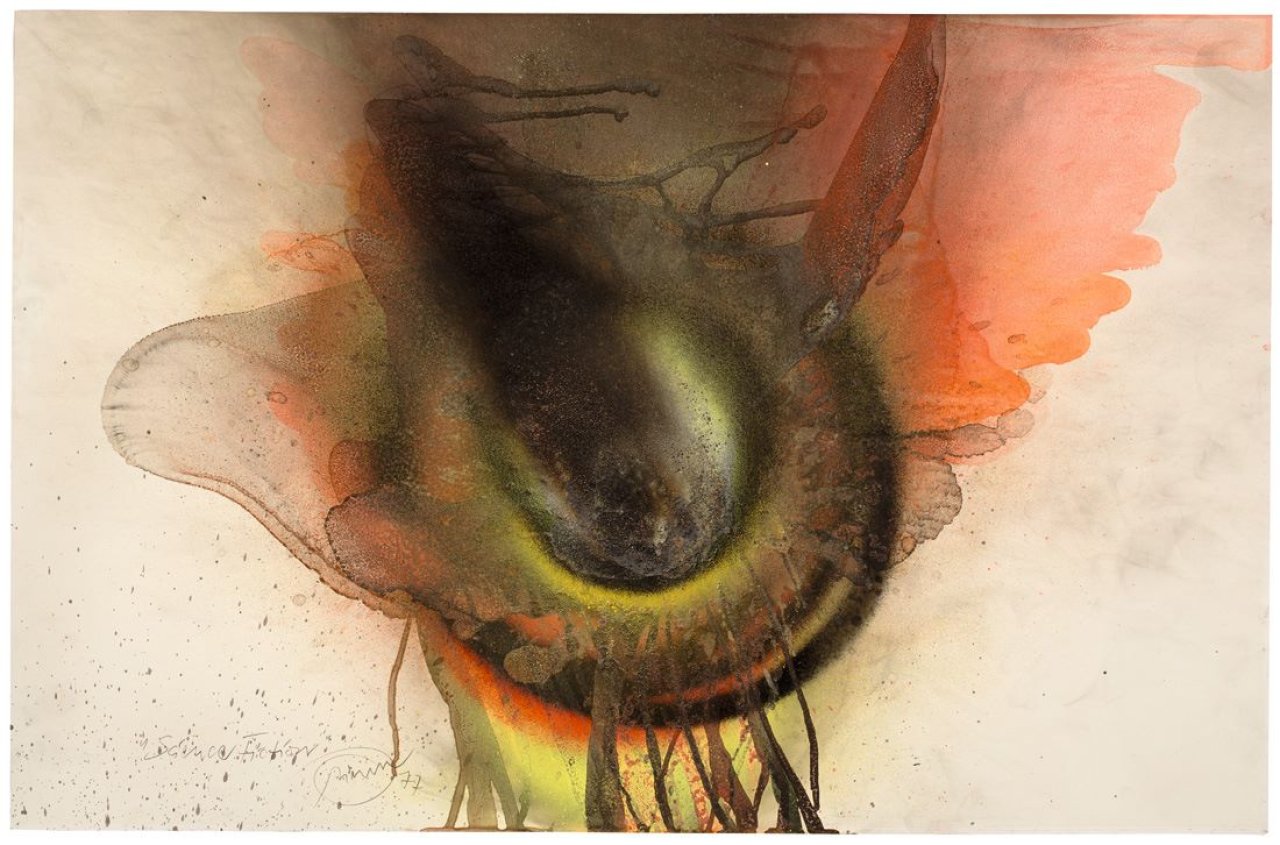 This picture shows the following artwork: Otto Piene. „Science Fiction“. 1977.