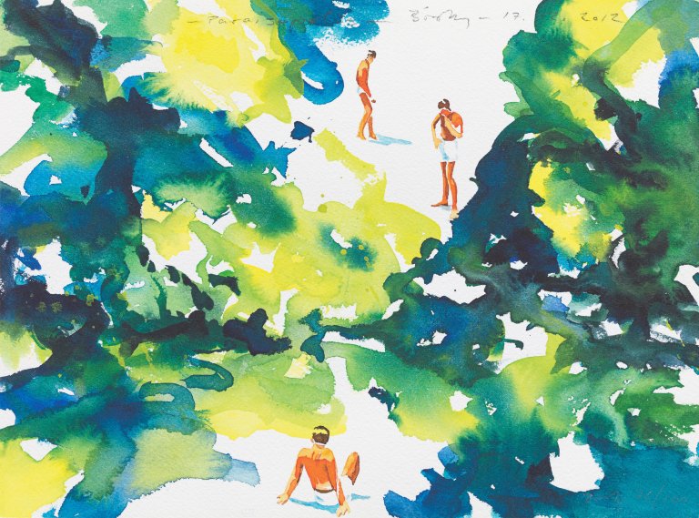 Auf diesem Bild ist das folgende Kunstwerk zu sehen: Norbert Bisky. „Paraisópolis“. 2012.