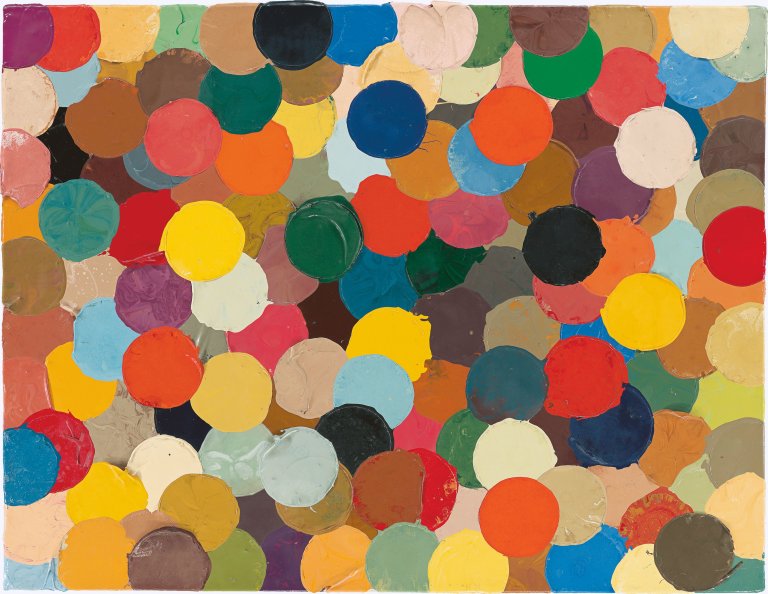 Auf diesem Bild ist das folgende Kunstwerk zu sehen: Bernard Frize. Suite Segond 15 No. 1. 1980.