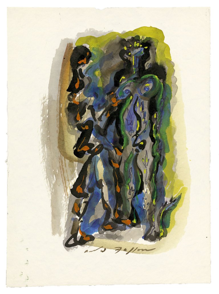 Auf diesem Bild ist das folgende Kunstwerk zu sehen: André Masson. Ohne Titel.