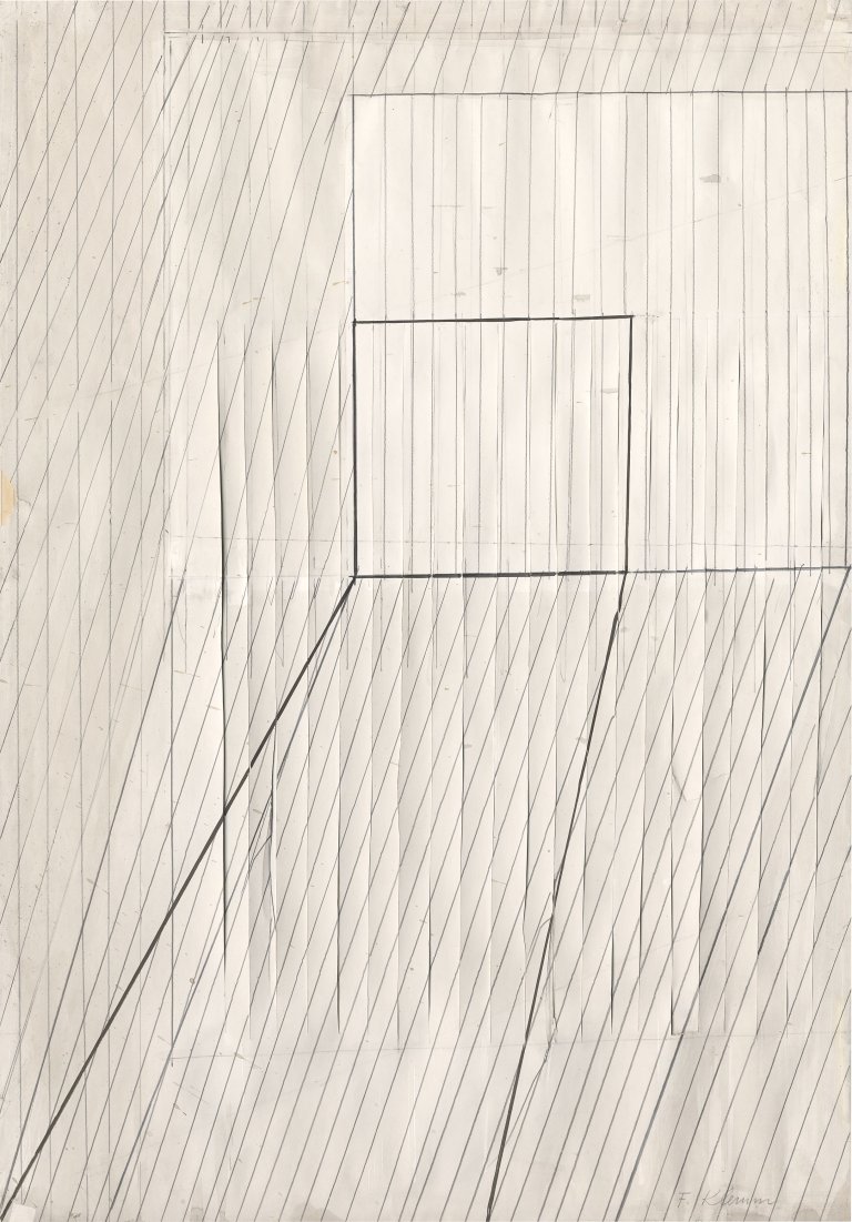 Auf diesem Bild ist das folgende Kunstwerk zu sehen: Fritz Klemm. Ohne Titel (Wand). Nach 1970.
